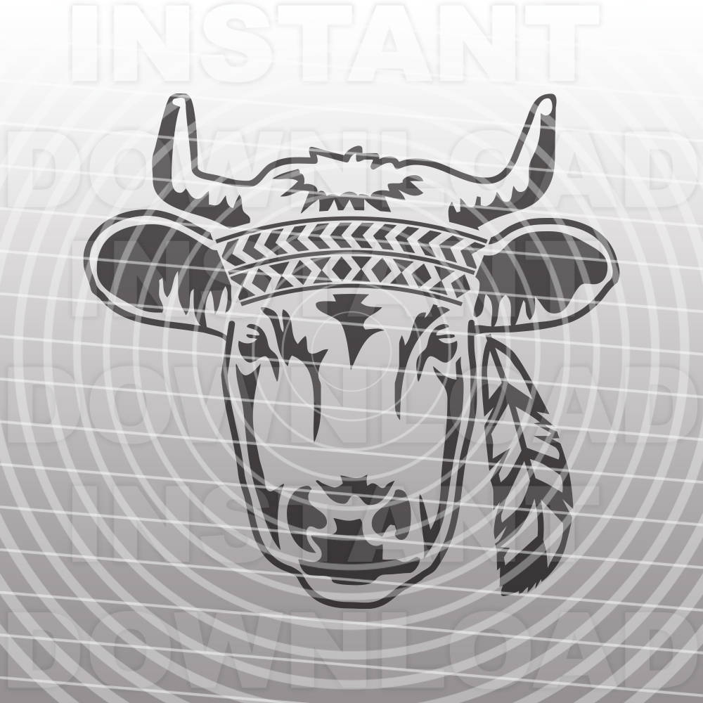 Download Cow SVG FileHippie Cow SVGCow Face svgFarm svg Commercial