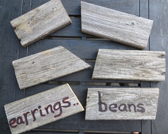 Aged Wood Pieces - Four Pieces, wood, aged