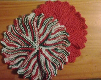 CHRISTMAS DISH CLOTHS - set of (2)