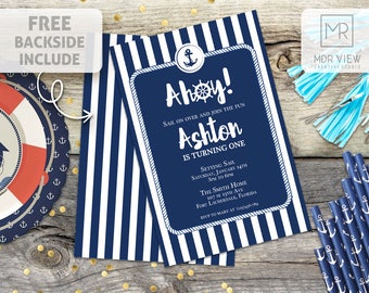 Anchor invitation | Etsy