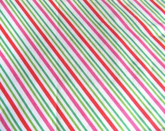 Remnant 32" - Christmas Candy Stripes - by Doodle Bug Designs for Riley Blake Designs