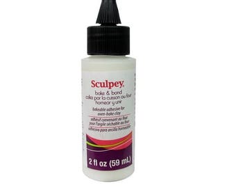 Sculpey Polyform BAKE AND BOND Bakable Adhesive for Oven Bake Polymer Clay 2 oz
