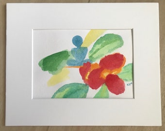 Maui moment. Original watercolor.