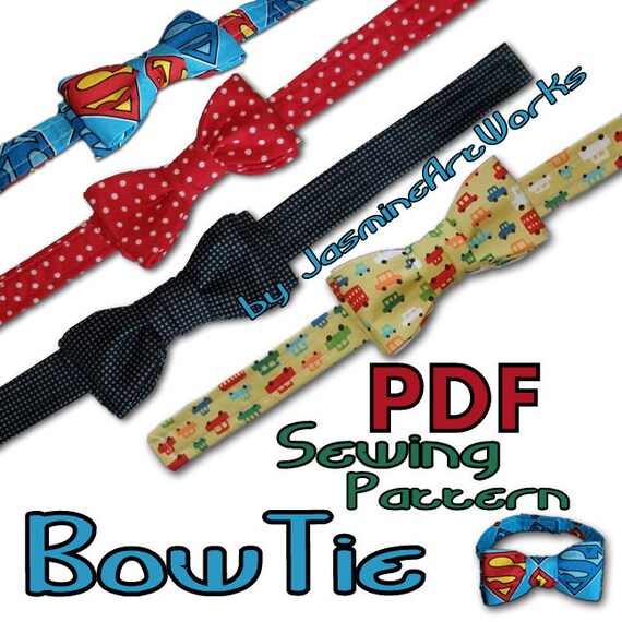 diy pattern tie PDF Sewing DIY Pattern Bow Tie