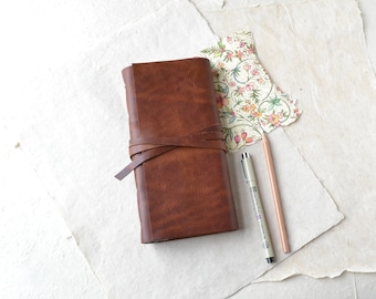 Slim Rustic Leather Journal