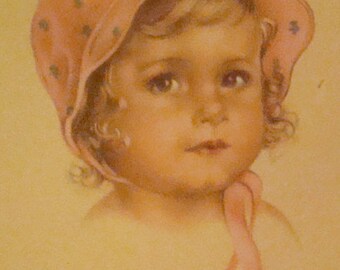SALE Adorable Vintage Child Postcard # 3