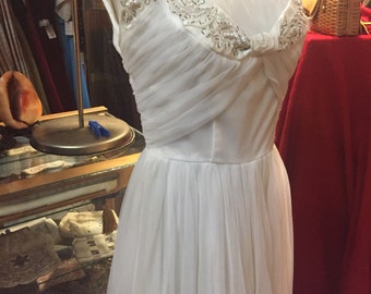 1950s Emma Domb Gown; Terrific for Bridal
