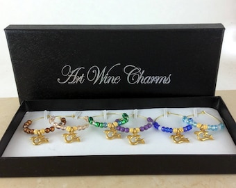 Wine Glass Charms, Dove wine charms, Wine Lover Gift, Wine Charms, Wine Gift, Birthday Gift. BFF Gift, Party Favors, Barware, Hostess gift