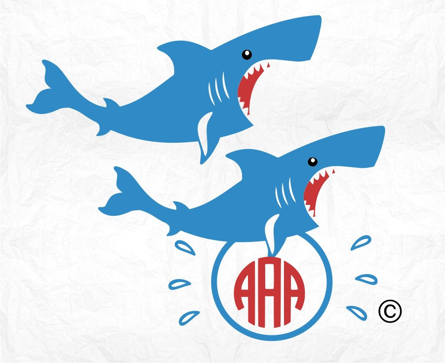 Shark svg Boy shark svg Summer svg Beach svg Shark