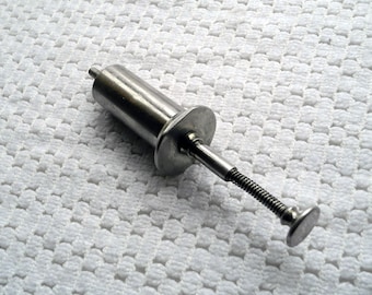 Antique Russian brass medical syringe