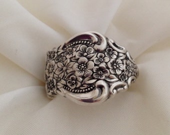 Spoon Ring Renaissance Choose Your Size 8 to 12.5 Vintage Silverplate Silverware Jewelry