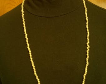 Long Natural Stone Necklace