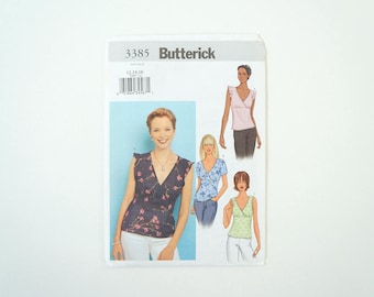 Butterick B3385 Womens Top Paper Sewing Pattern Size 12, 14, 16
