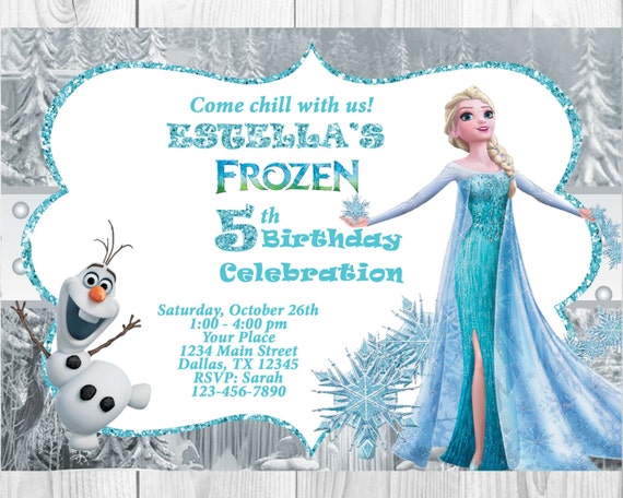 Cumpleaos De Frozen Invitaciones Para Imprimir Gratis