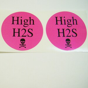 Printed Weatherproof Labels - 1,000 Custom 2-Color 2" Round Durable Laminated, Indoor Outdoor Stickers, Water Resistant