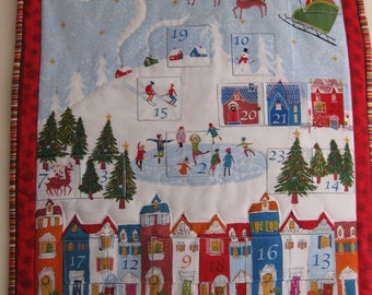 Fabric advent calendar/advent calendar/quilted advent calendar