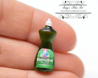 1:12 Dollhouse Miniature Dish-washing Liquid /Miniature Dish Soap HRM 55008