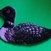 LOON FACING iron on applique