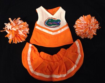 FL Gators 18 inch doll cheerleader outfit