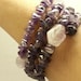 Amethyst Memory Bracelet