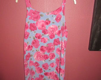 Vintage CINNAMON GIRL Pink Floral Dress