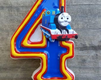 Train birthday candle, choo choo birthday