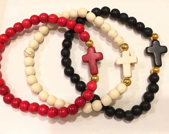 Cross Beaded bracelet