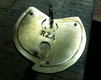 Wu-Tang Clan Pet Tag, your pets name on front