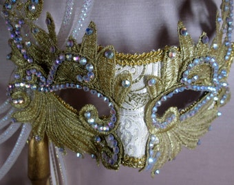 Mardi Gras, Carnival, Party, Ballroom Hand Crafted Original One of a Kind Mask