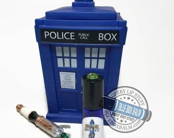Sonic Scent - NOBLE - "Donna Noble" Doctor Who Inspired Body Scent - A Ginger Vanilla Fragrance in a Blue Glass Roller Bottle
