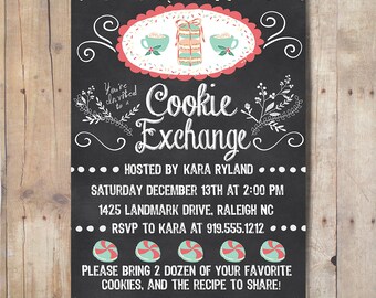 Digital Cookie Exchange Invitation