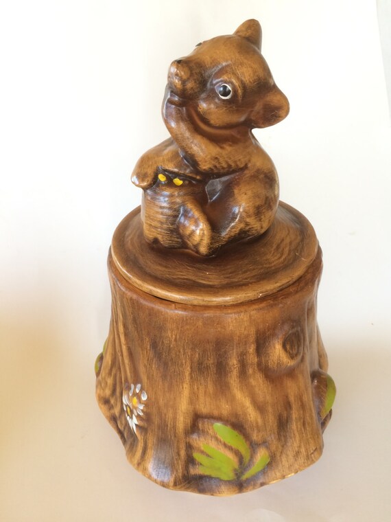 Honey Bear Cookie Jar California Pottery Collectible Ceramic