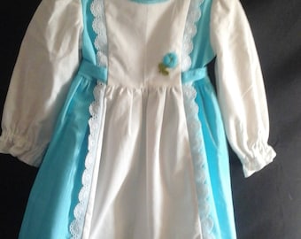 Little girls trimmed dress