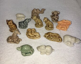 Vintage English Mini Animal Figurine Set