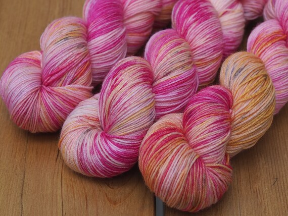 Girls Just Wanna Have Fun Perfect Sock Merino Nylon Fingering Weight Yarn