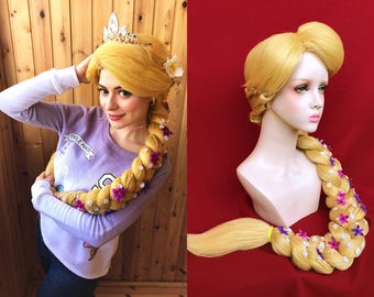 Light version Rapunzel wig