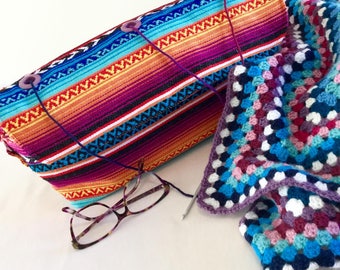 Large Wool Bag, Large Yarn Bag, Yarn Holder, Wool Holder, Yarn Organiser, Large Knitting Bag, Large Crochet Bag, Mothers Day Gift