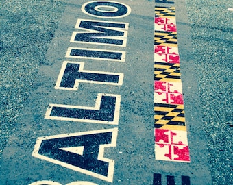 Baltimore Marathon Finish Line. Photography.