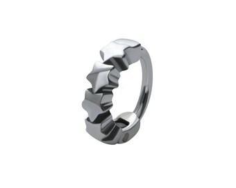 316L Surgical Steel Upper Ear Cartilage Stud Earring Ring Jewelry Stars 16G