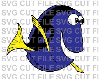 SVG Cut File~ Dory finding Nemo Multi Layer Cut File~Silhouette Cut File~Cameo ~Cricut ~~