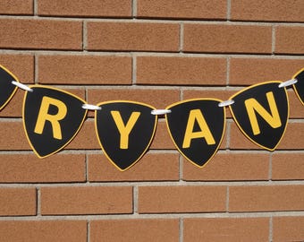 Personalized Name Banner, Custom Name Gift, Lamborghini, Kids Room Decoration, Birthday Decor, Photo Props, Lambo Banner, Personalised Gift