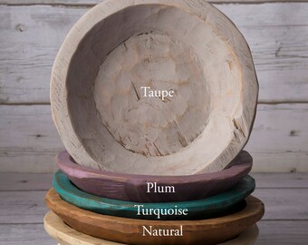 Round Wooden Dough Bowls:Preorder