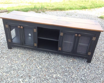 Media Console, Media Stand, TV Stand Rustic