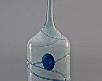 Kosta Boda Glasflasche,Galaxy, Design: Bertil Vallien,Schweden