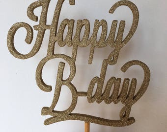 Cake Topper Happy Birthday