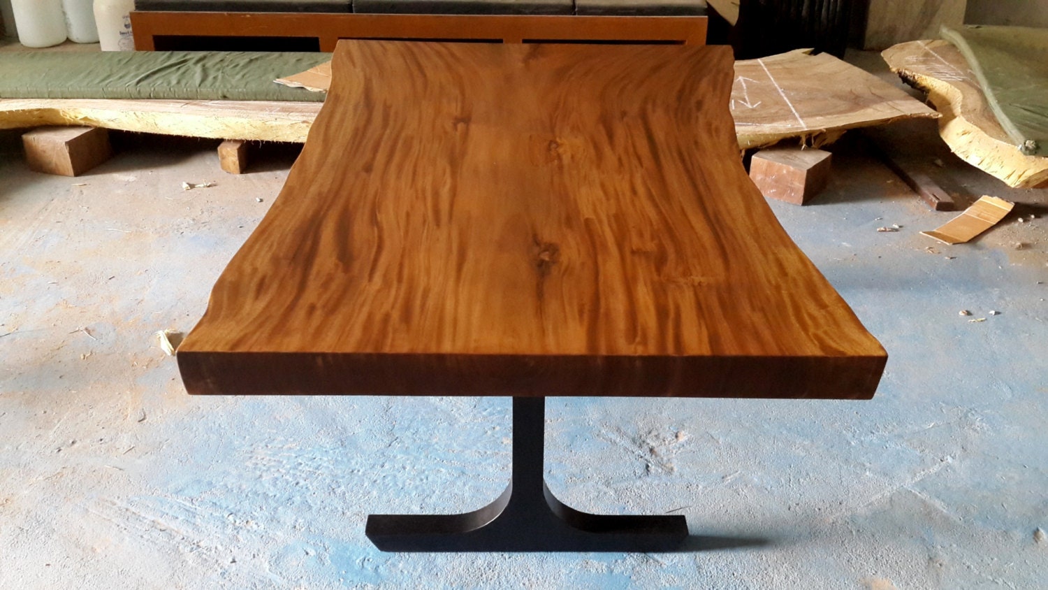 Live Edge Dining Table Acacia Wood Live Edge Reclaimed Solid