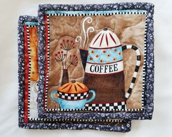 Brown Coffee Pot Holders