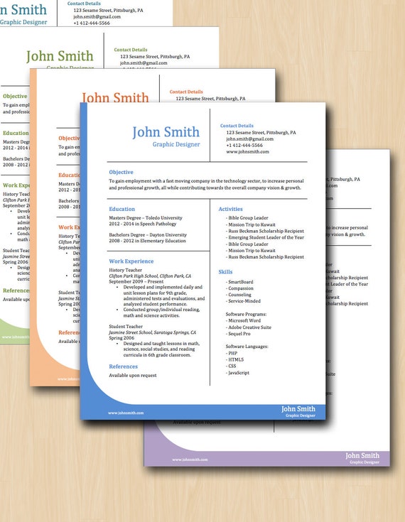 Resume Lab 1 2 – Pages Templates Word
