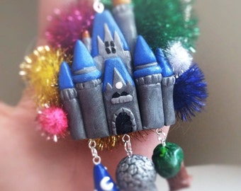 Car Rear View Mirror Accessory Walt Disney World Inspired Hand Crafted