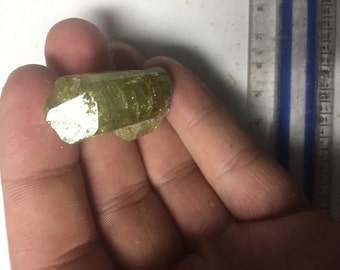 20g Large Yellow Apatite Terminated Crystal